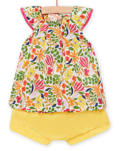 Conjunto amarillo para bebé niña NIHOENS / 22SG09T1ENS102