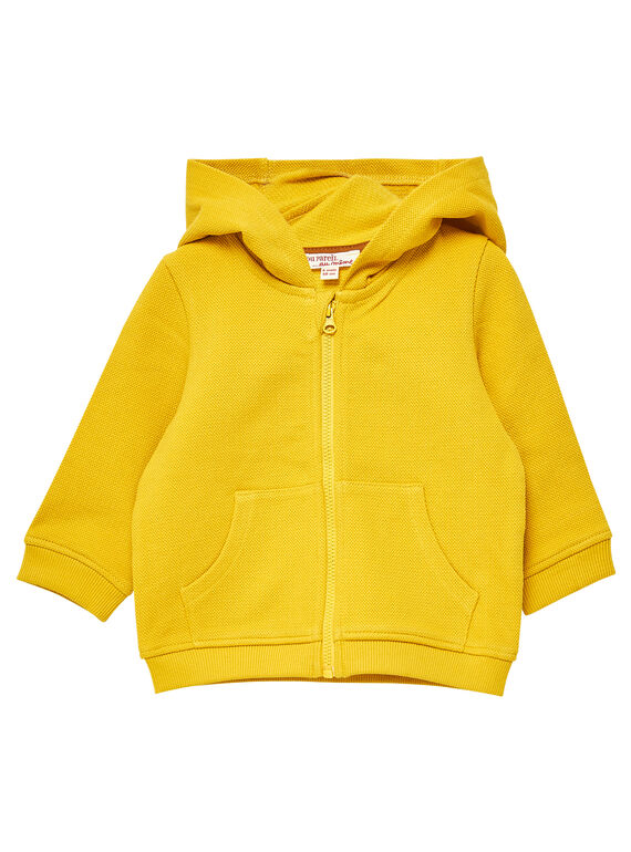 Cárdigan de color amarillo JUJOGIL4 / 20SG1043GILB114
