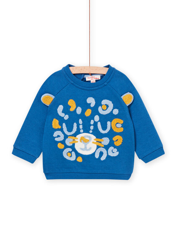 Sudadera con dibujo bordado de rizo PUCISWE / 22WG10M1SWE702