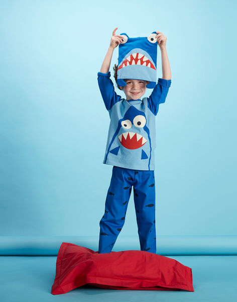 mudo vesícula biliar Avenida Pijama de color azul con su guardapijamas para niño : comprar online -  Catálogo DPAM | DPAM