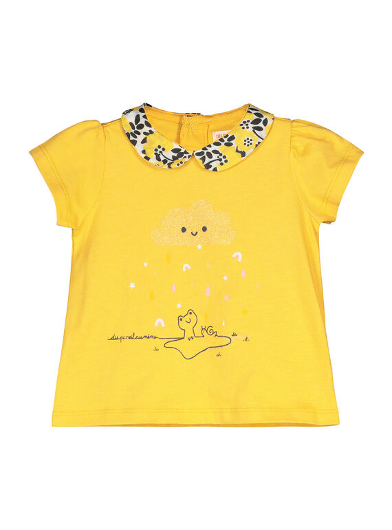 Camiseta con cuello Peter Pan para bebé niña FILIBRAEX / 19SG0922BRA103