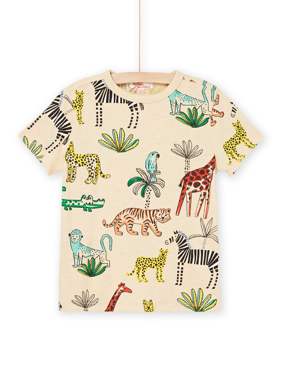 Camiseta con estampado de animales salvajes ROJUNTI3 / 23S902U1TMCA006