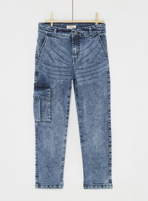 Vaquero azul estilo cargo SOLINJEAN / 23W902H1JEAP274