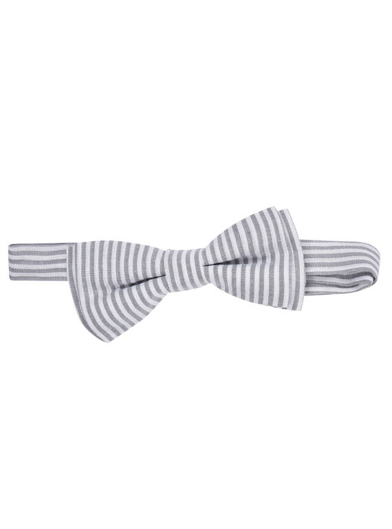Pajarita de rayas de color gris claro para niño JYOPOEPAP2 / 20SI02G2NOE940