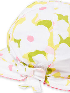 Sombrero con estampado floral para bebé niña LYIBALCHA2 / 21SI09O1CHA000