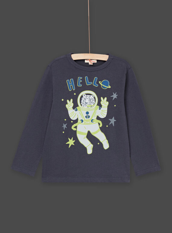 Camiseta con estampado de tigre astronauta PORETEE1 / 22W902T2TMLJ903