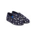 Patucos slip-on con estampado de estrella y rayo fosforescente