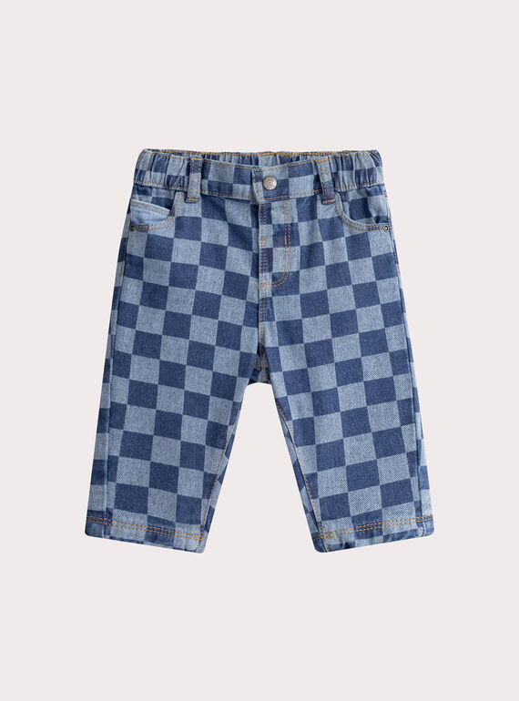 Vaqueros estampados azul bebé niño WUKAJEAN / 25SG1032JEAP272