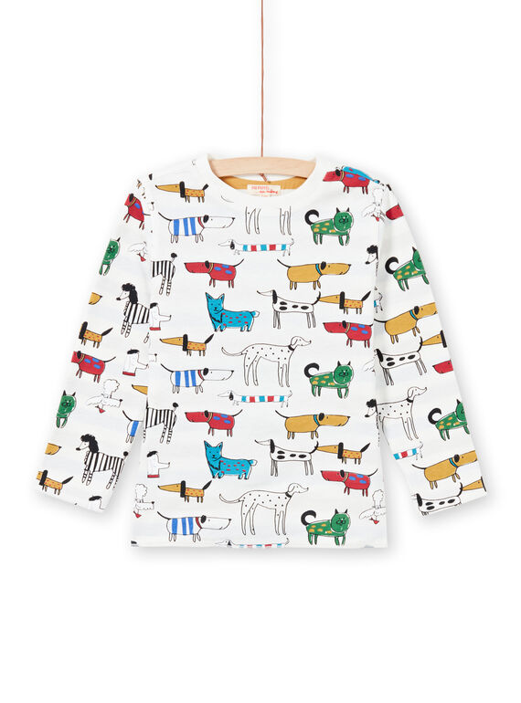 Camiseta blanca reversible para niño MOMIXTEE1 / 21W902J1TML810