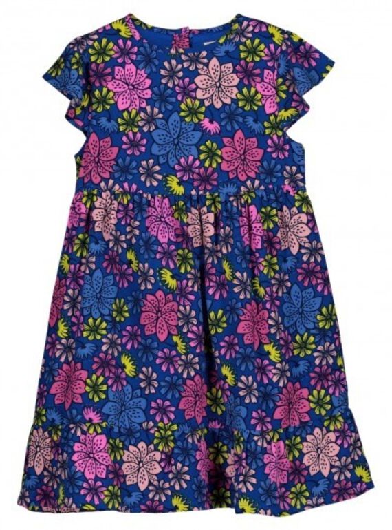 Vestido con estampado floral para niña GABLEROB1 / 19W90192ROB707