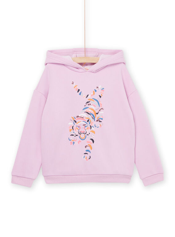 Sudadera con capucha con estampado de tigre PARESWEA / 22W901T1SWE320