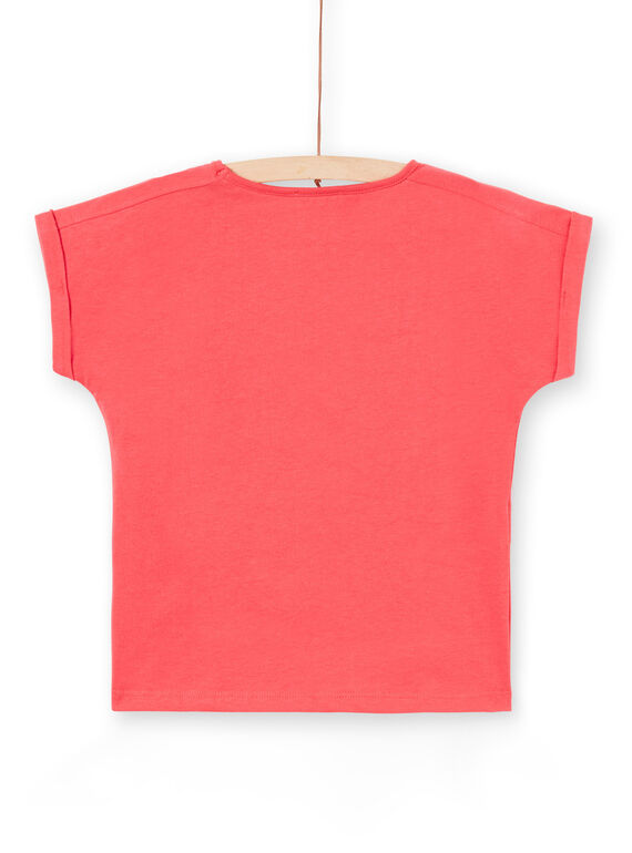 Camiseta de manga corta de color rojo para niña LAHATI1 / 21S901X1TMCF506