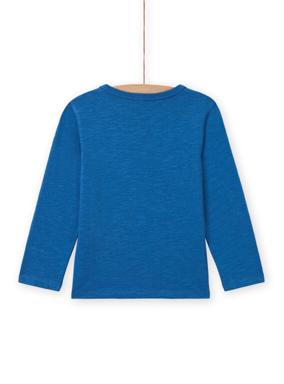 Camiseta azul con estampado de dragón para niño MOPLATEE2 / 21W902O1TML221