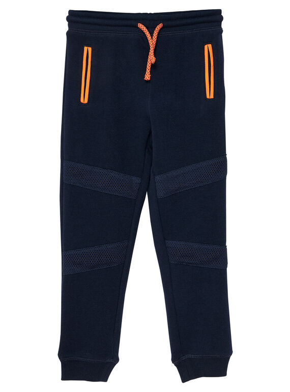 Pantalón de chándal cálido al tacto de color azul marino JOVIPAN1 / 20S902D2PAN705