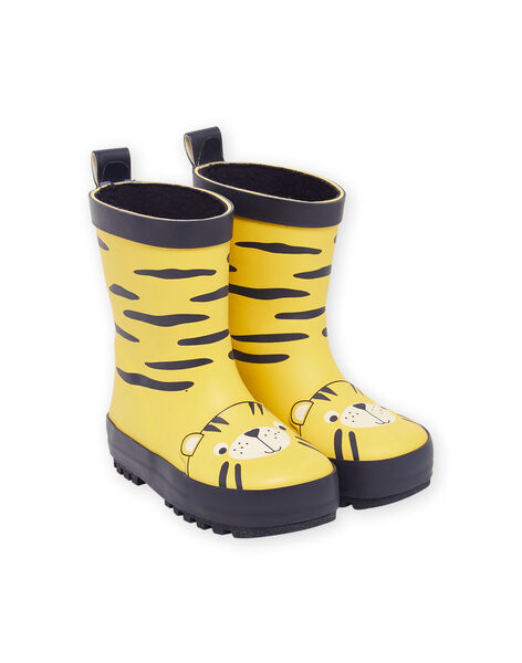 Botas de agua con estampado de tigre MUPLUITIGRE / 21XK3813D0C010