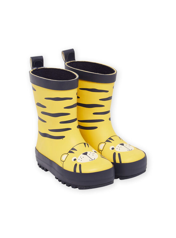 Botas de agua con estampado de tigre MUPLUITIGRE / 21XK3813D0C010