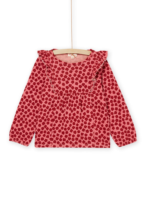 Pink TEE SHIRT LS PAPRATEE3 / 22W901S2TMLD324