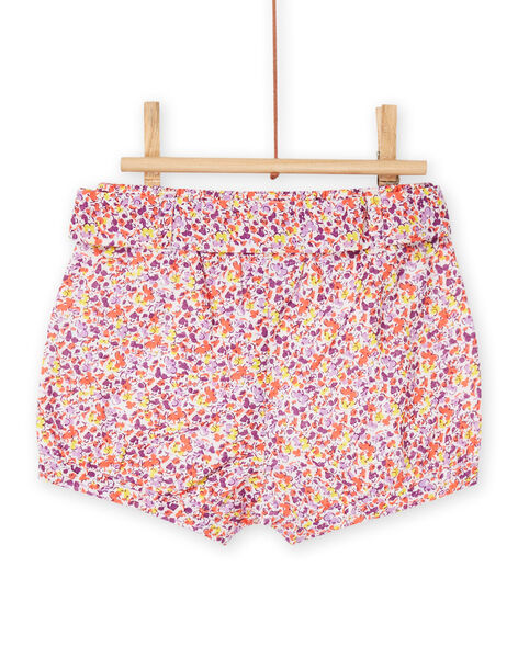 Short rosa y violeta con estampado floral RINEOSHO / 23SG09O1SHO000