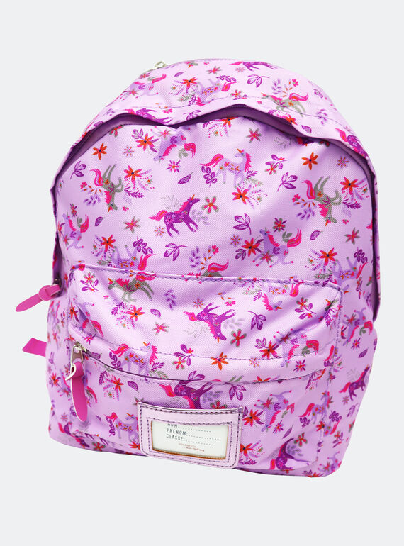 Mochila con estampado de unicornio PYACLABAG / 22WI01J1BESH700