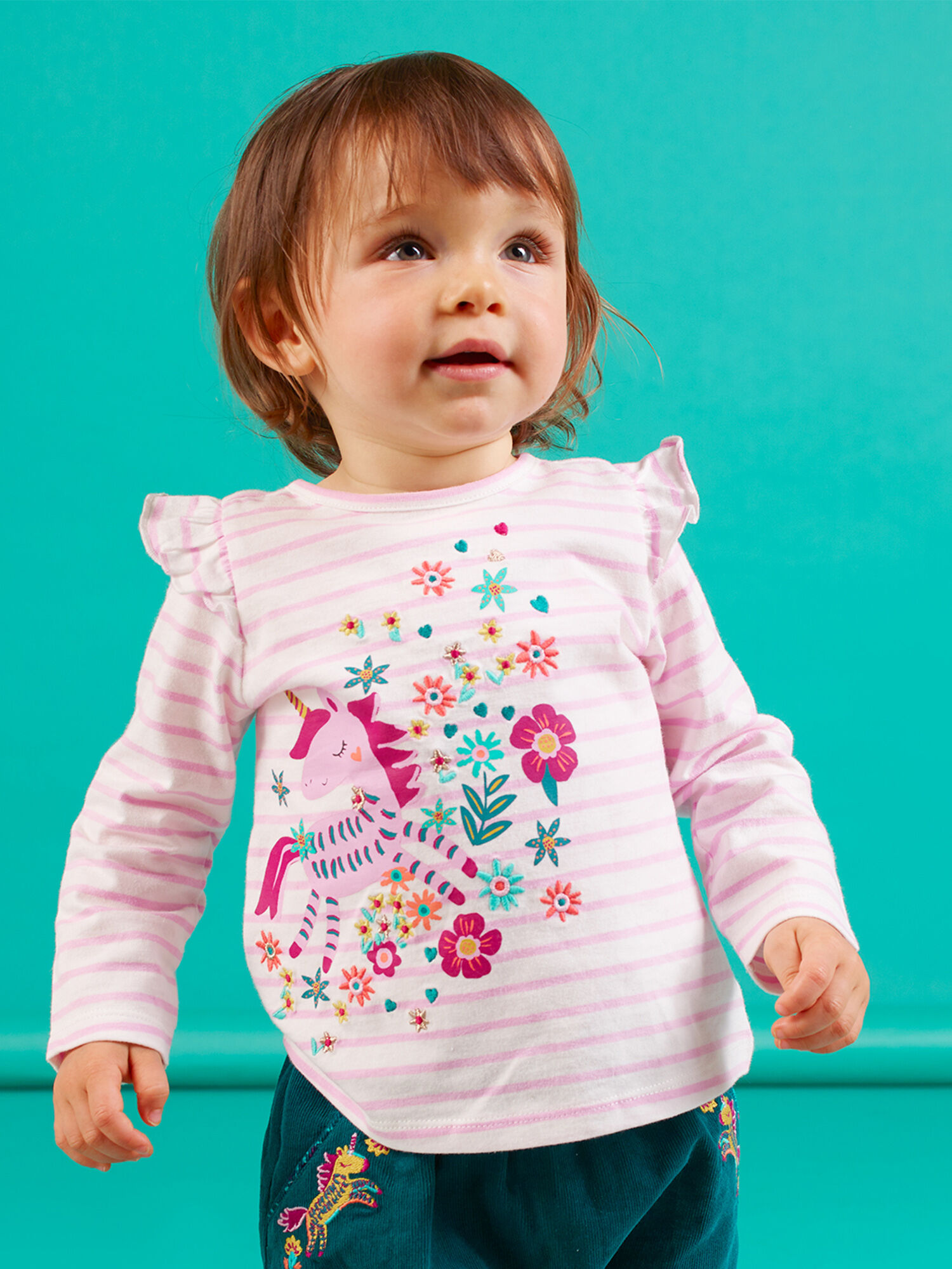 Camiseta rayas hotsell colores bebe