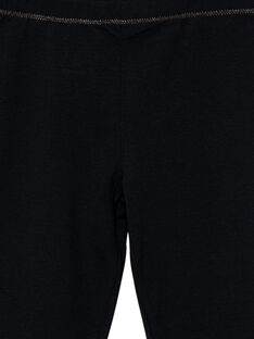 Leggings de color negro para niña JYAESLEG1 / 20SI0162D26090