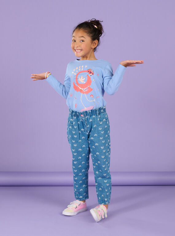 Camiseta con estampado de fantasía con brillo RAPURTEE3 / 23S901L3TMLC208