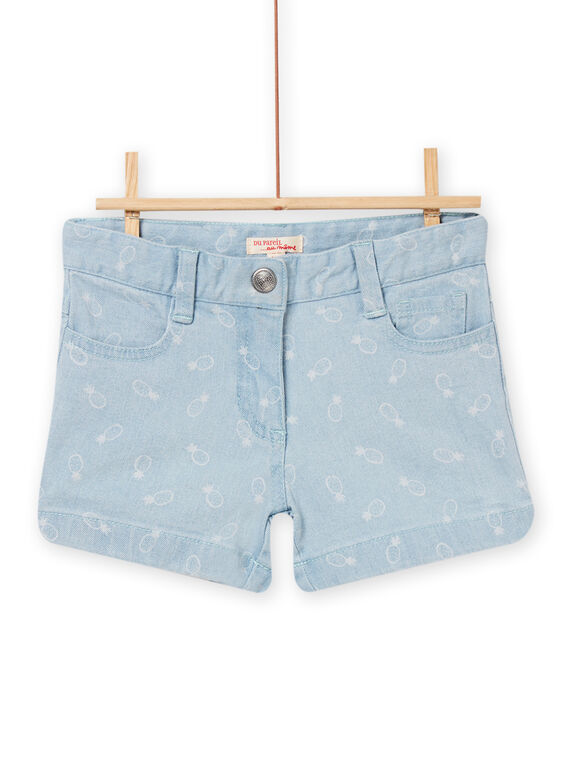 Short denim claro para niña NAJOSHORT4 / 22S901C1SHOP272