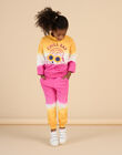 Pantalón de chándal rosa, blanco y naranja RADAYPANT2 / 23S901M1PAND332