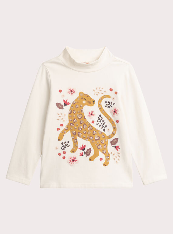 Sous-pull animación pantera con paillettes para niña VABASOUP / 24W901Q1SPL003