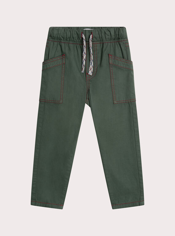 Dark kaki PANTS XOJAPAN / 25W902M1PAN609
