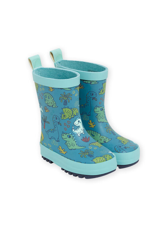 Botas de agua de fantasía con estampado de dinosaurios para bebé niño NUPLUIDINOS / 22KK3861D0CC201