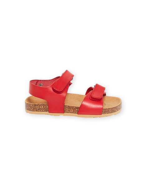 Sandalias rojas para niño NONUEMMANUEL / 22KK3641D0E050