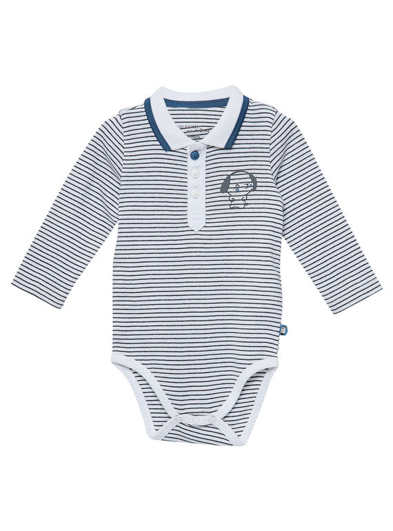 Body de rayas para niño recién nacido JOU1BOD5 / 20SF04J1BOD000