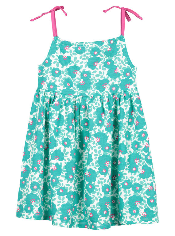 Vestido de tirantes para niña FAPLAROB3 / 19S901P3ROB000