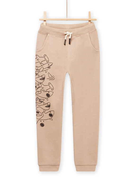 Pantalón de chándal con estampado de tiburones, para niño NOVIJOG / 22S902M1JGB811
