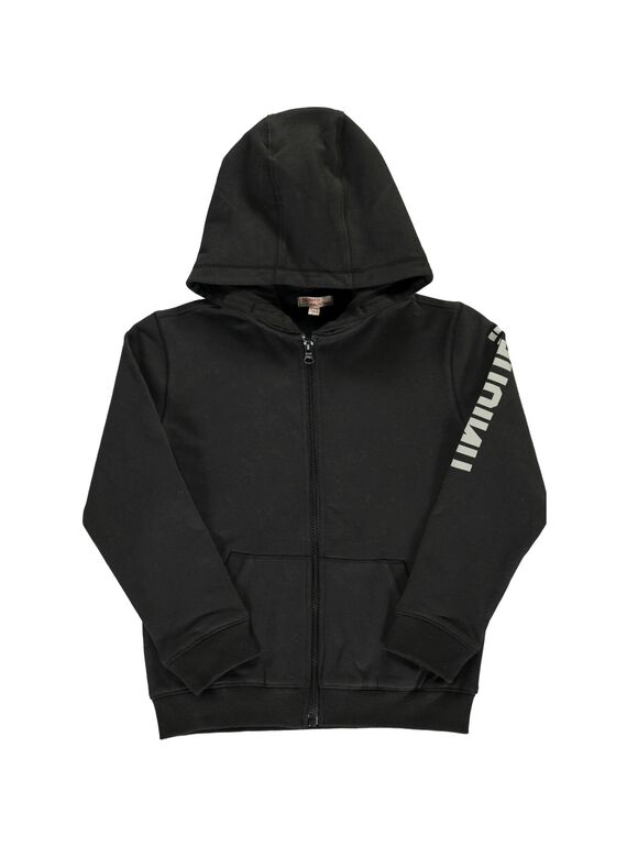 Boys' zipped hoodie DOJOGIMOL1 / 18W90231D28090