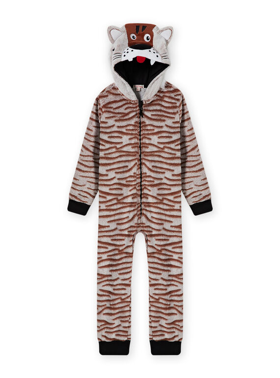 Sobrepijama de tigre de soft boa para niño MEGOSURTIG / 21WH1291D4F008