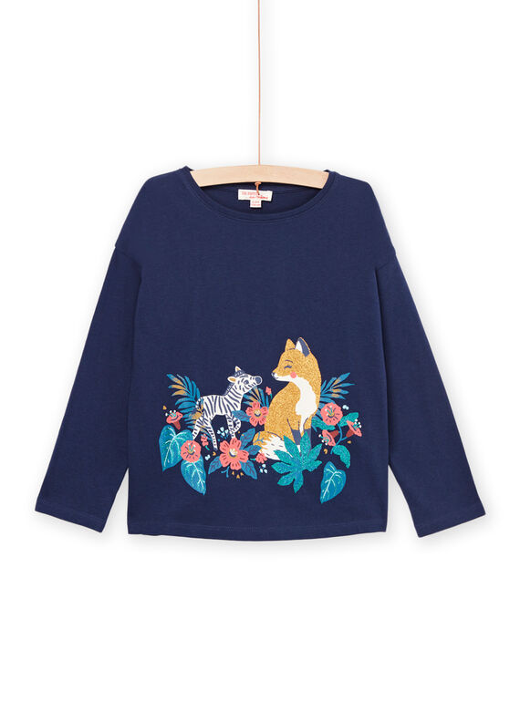 Camiseta de manga larga con estampado de zorro y cebras. PAMENTEE2 / 22W901U3TML713