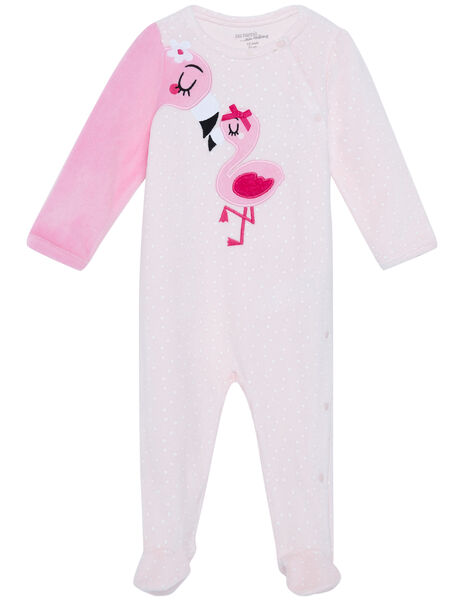 Pelele De Terciopelo De Color Rosa Para Bebe Nina Catalogo Dpam Bebe Dpam