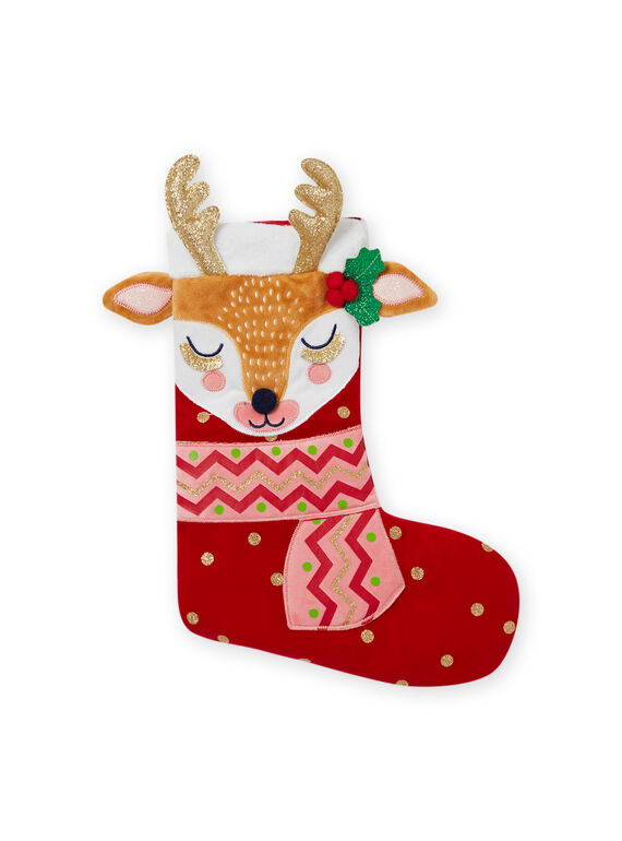 Calcetines de Navidad bordados para niña MYANOCHONO / 21WI01Q1ACD050