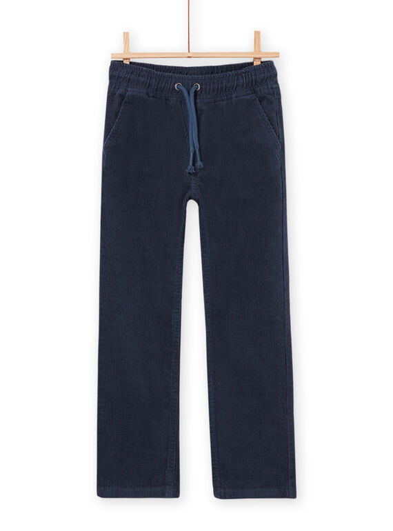 Pantalón de terciopelo con cintura elástica PORHUPAN2 / 22W902Q2PAN716