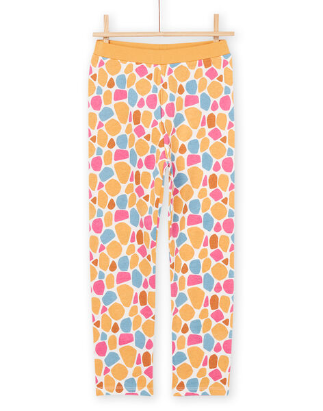 Pijama largo con estampado de jirafa 3 prendas PEFAPYJGIR / 22WH1162PYGB107