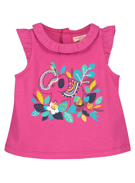 Blusa con estampado de fantasía para bebé niña FITUBRA / 19SG09F1BRA712