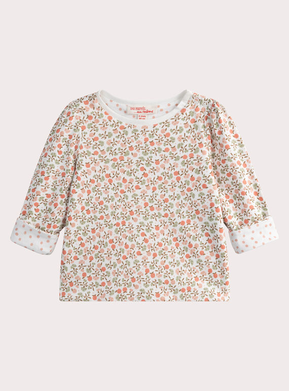 Camiseta reversible estampada para bebé niña WILANTEE1 / 25SG0944TMLA001