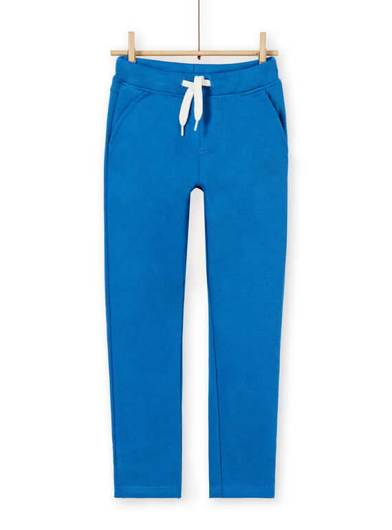 Pantalón azul de algodón para niño LOJOPAN1 / 21S90233PAN702