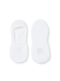 Calcetines cortos invisibles de color blanco para niño KYOESINV2 / 20WI0285SOQ000