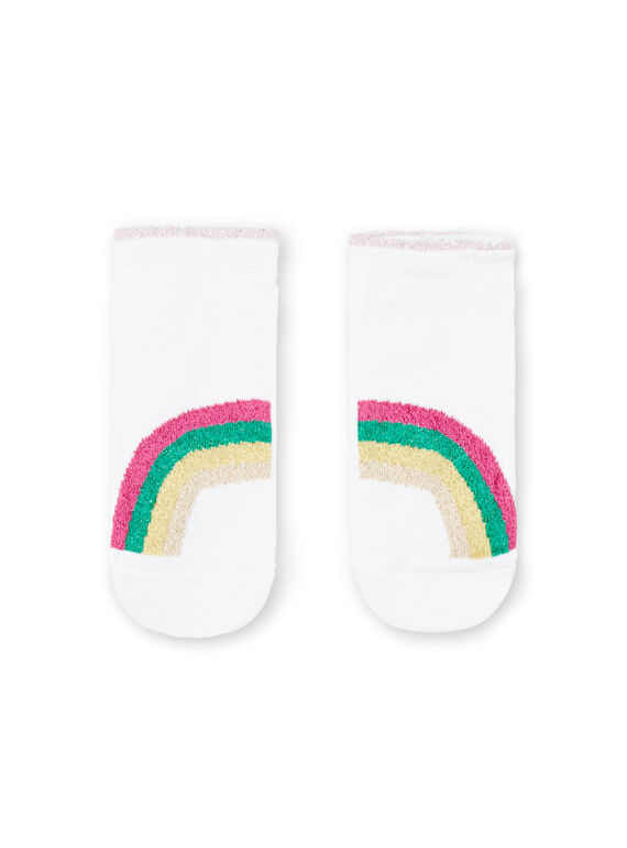 Calcetines blancos y rosas de lunares y corazones para niña JYIMARCHO / 20SI09P1SOQ000