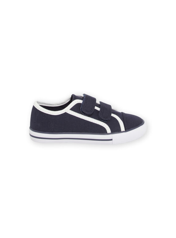 Tenis azul marino y blanco para niño NOTOILNAVY / 22KK3691D16070