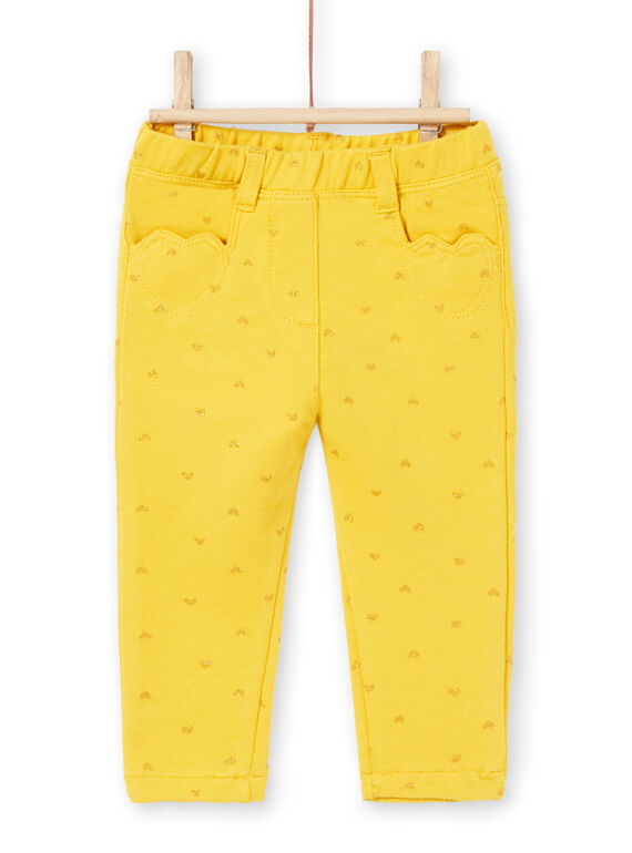 Pantalón con estampado de corazón, para bebé niña LIJOPAN1 / 21SG0931PAN106