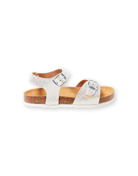 Sandalias plateadas para niña LFNUARGENT / 21KK355QD0E956